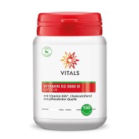 Vitamin D3 3000 IU VITALS, 100 kapsul